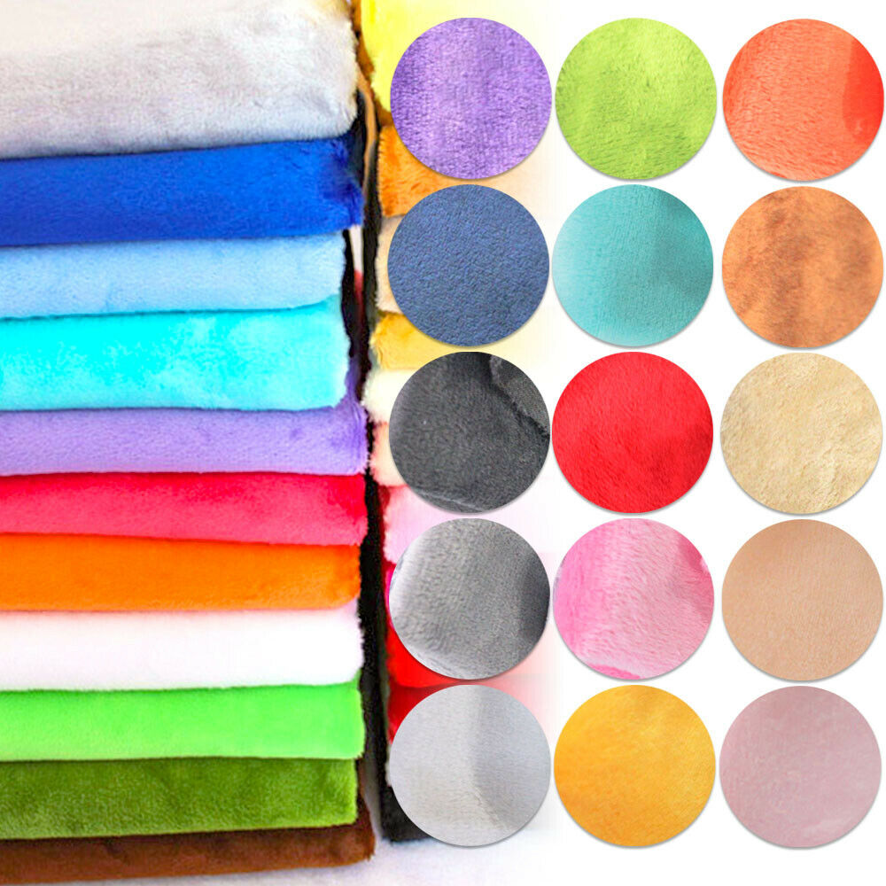 Home Textiles Super Soft - Tessuto di velluto di peluche corto