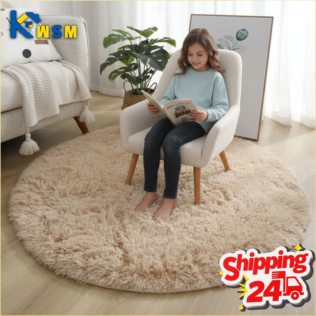 Home Textiles Super Soft - Tappeto rotondo soffice super morbido Tappeto