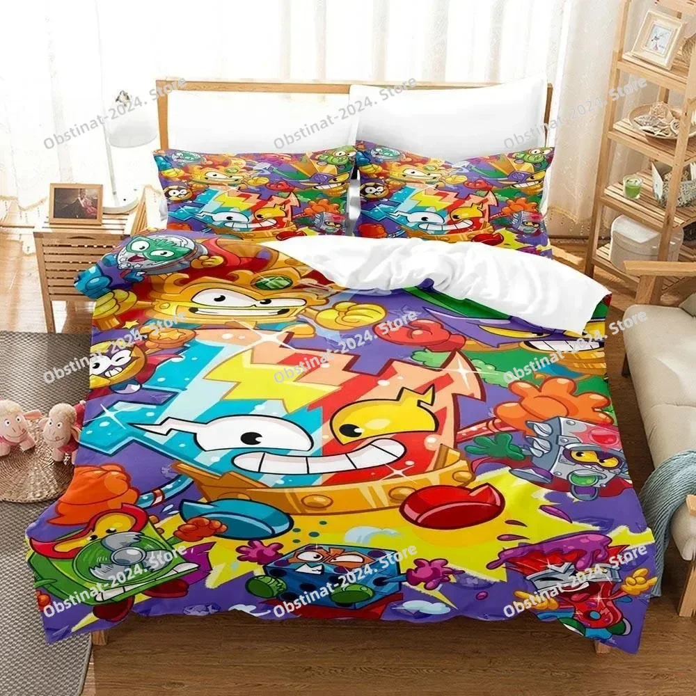 Home Textiles Bedding - Stampa 3D Anime Super Zings Set