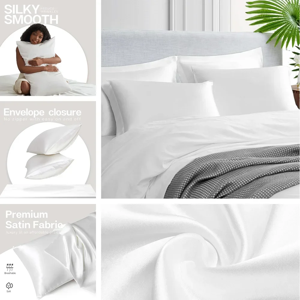 Confezione da 2 federe in raso - Home Textiles Super Soft recensione e prezzo