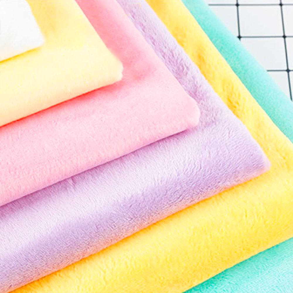 Tessuto di velluto di peluche  - Home Textiles Super Soft recensione e prezzo