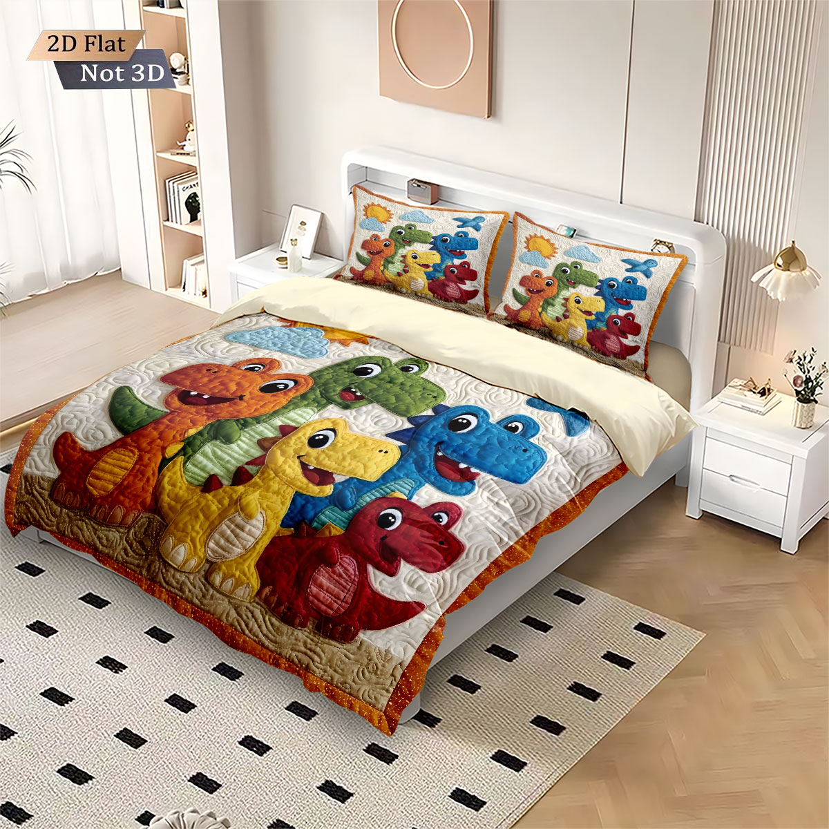 3 pezzi di cartone animato din - Home Textiles Bedding recensione e prezzo