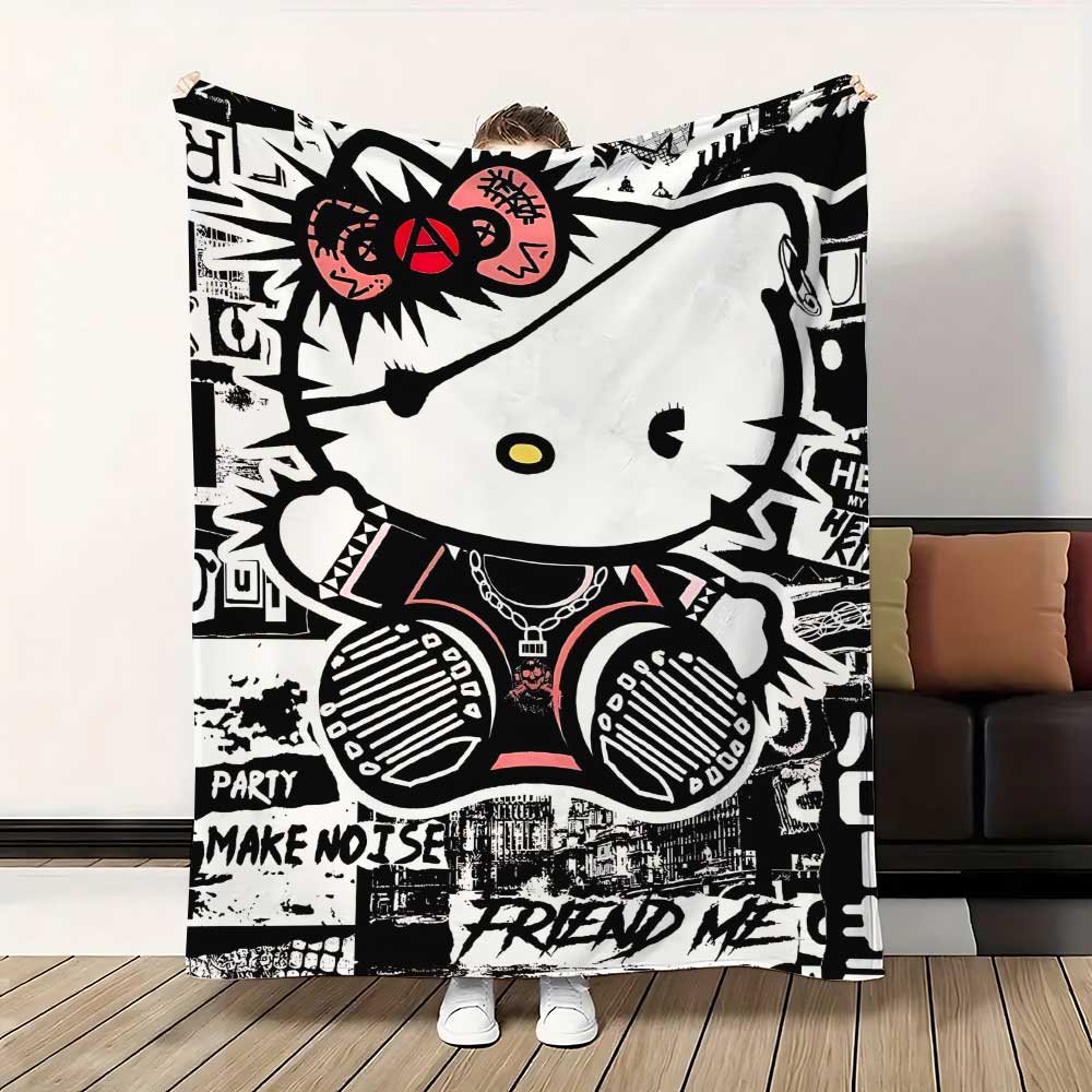 Kawaii Cat Hellos Coperta cald - Bed Sheet Microfiber recensione e prezzo